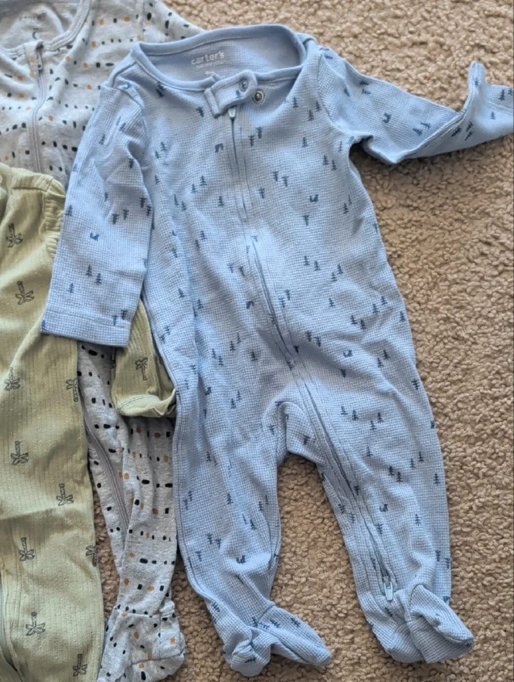 Assorted Baby Boy Pieces Green Striped Dino Pocket One-Piece Bodysuit for Kids